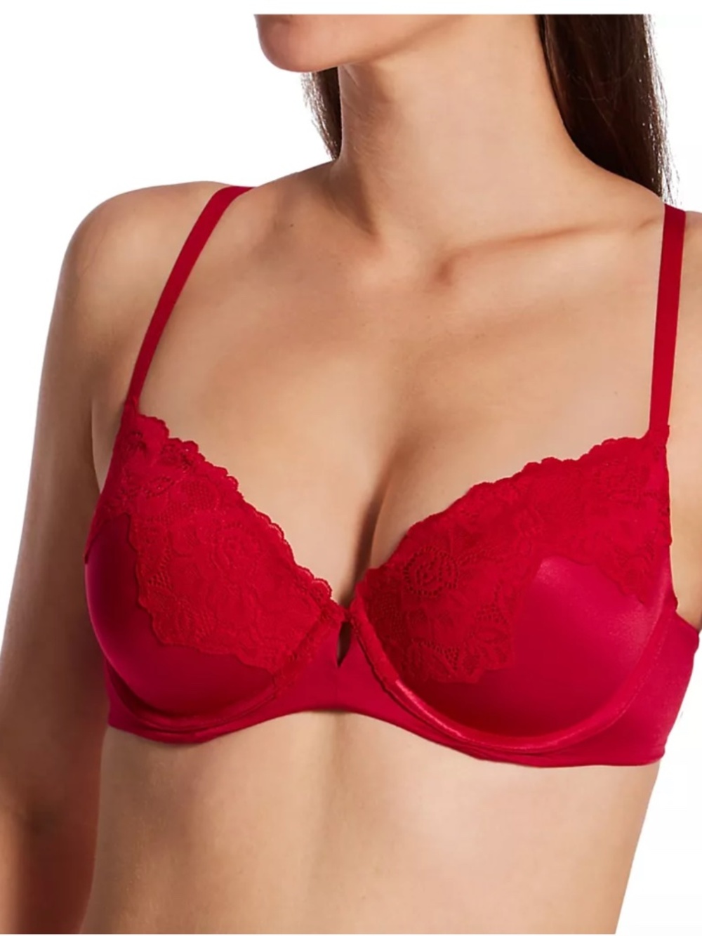 Maidenform Women's Comfort Devotion Love Your Lift Underwire Bra Impulse Red NWT